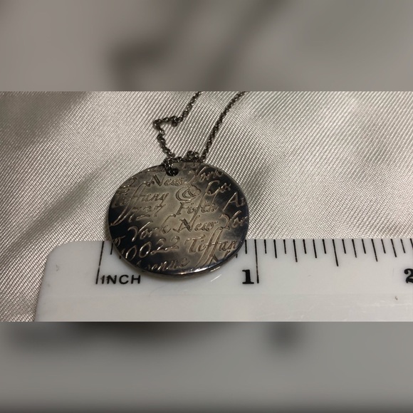 Tiffany 925 Round Notes 16” Necklace Retired - Picture 7 of 8